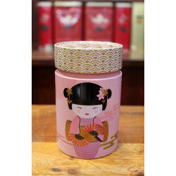 Boîte cylindrique Geisha rose - Compagnie Anglaise des Thés