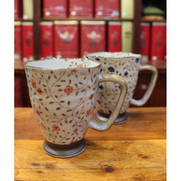 Mug Japonais fleurs roses - Compagnie Anglaise des Thés