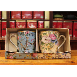 Coffret mugs fleurs - Compagnie Anglaise des Thés