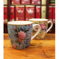 Coffret mugs fleurs - Compagnie Anglaise des Thés