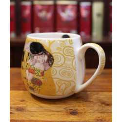 Mug Volupté Klimt écru - Compagnie Anglaise des Thés