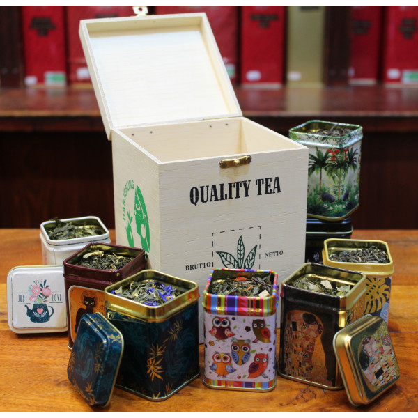 Coffret Cadeau TEA LOVER vert - 8 Thés verts