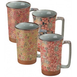 Mug Japonais Fleurs - Compagnie Anglaise des Thés