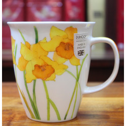 Mug Dunoon Fleurs jaunes - Compagnie Anglaise des Thés