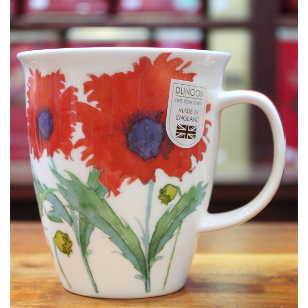 Mug Dunoon Coquelicot - Compagnie Anglaise des Thés