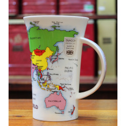 Mug Dunoon Carte du Monde - Compagnie Anglaise des Thés