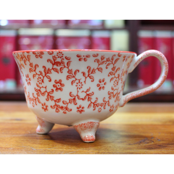 Mug à pieds Rouge - Compagnie Anglaise des Thés