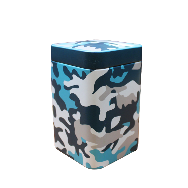 Boîte Camouflage Bleu Foncé - Compagnie Anglaise des Thés