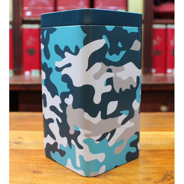 Boîte Camouflage Bleu Foncé 500grs - Compagnie Anglaise des Thés