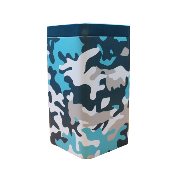 Boîte Camouflage Bleu Foncé 500grs - Compagnie Anglaise des Thés