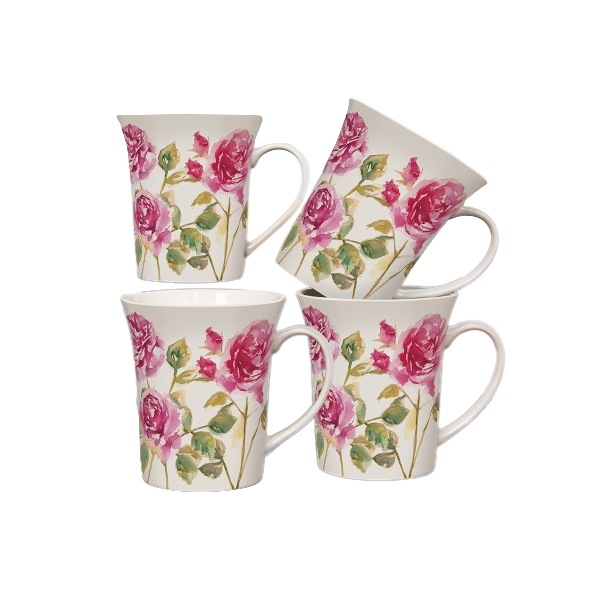 Coffret Mugs Roses - Compagnie Anglaise des Thés