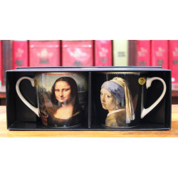 Coffret Mugs Joconde/J.Fille Perle - Compagnie Anglaise des Thés