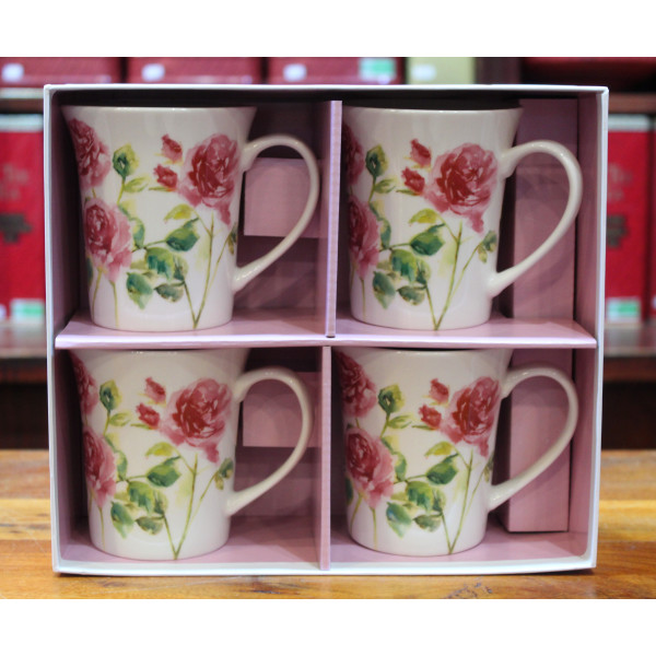 Coffret Mugs Roses - Compagnie Anglaise des Thés