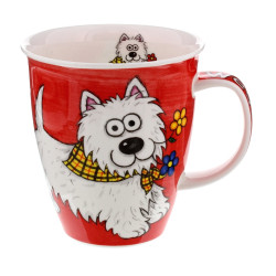 Mug Dunoon Caniche Blanc - Compagnie Anglaise des Thés