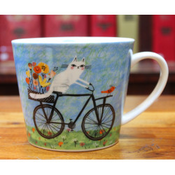 Mug Chat à Vélo - Compagnie Anglaise des Thés