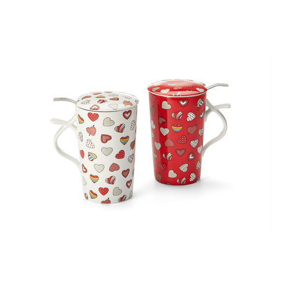 Tisanière Love Rouge - Compagnie Anglaise des Thés