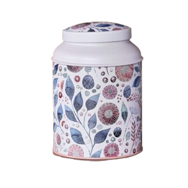 Boîte cylindrique Peach Flowers - Compagnie Anglaise des Thés
