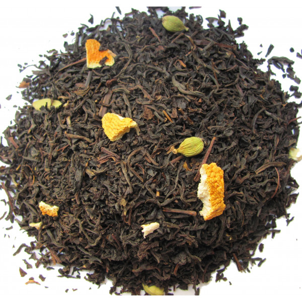Thé BERGAMOTE CARDAMOME ORANGE -Thé noir OURAGAN- Compagnie Anglaise des Thés