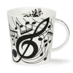 Mug Dunoon Notes de musique - Compagnie Anglaise des Thés