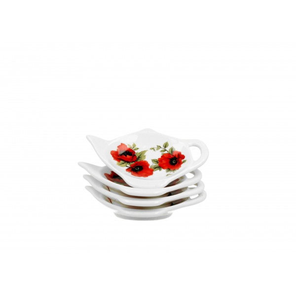 Soucoupe coquelicots repose sachet Soucoupe coquelicots repose sachet
