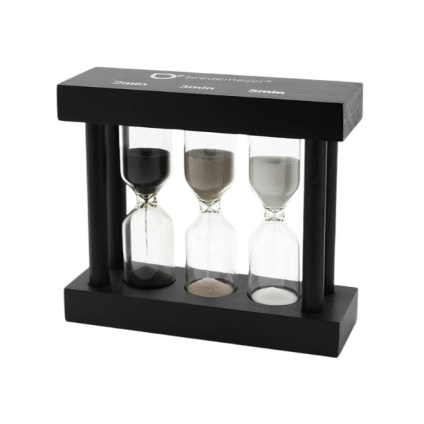 Sablier Bamboo Noir 2-3-5 mn - Compagnie Anglaise des Thés