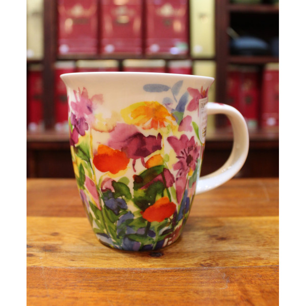 Mug Dunoon Champ fleurs Printemps - Compagnie Anglaise des Thés