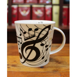 Mug Dunoon Notes de musique - Compagnie Anglaise des Thés