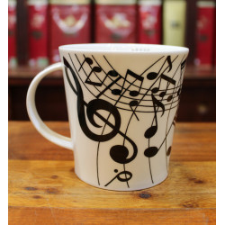 Mug Dunoon Notes de musique - Compagnie Anglaise des Thés