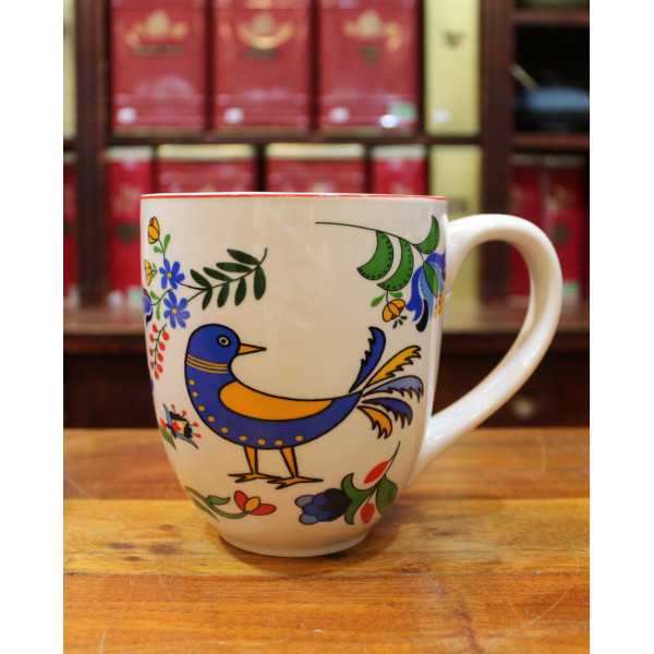 Mug Maxi Oiseau bleu et jaune - Compagnie Anglaise des Thés