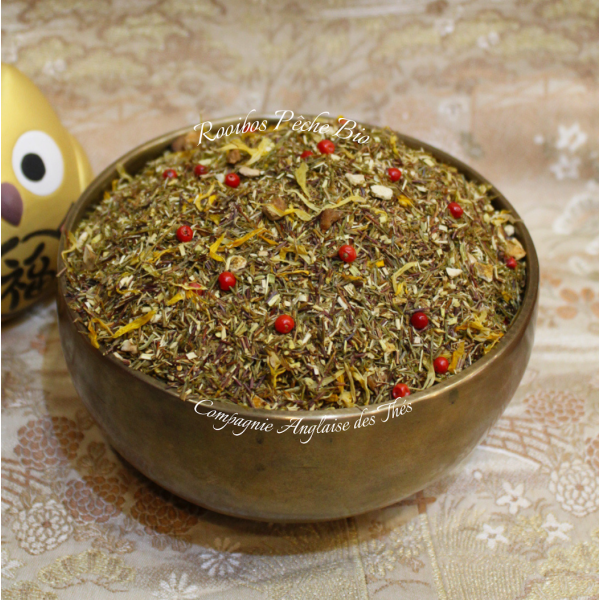Rooibos Pêche Bio - Compagnie Anglaise des Thés