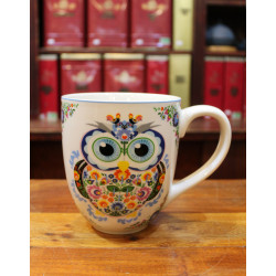 Mug Maxi Chouette bleue - Compagnie Anglaise des Thés