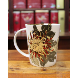 Mug Fleur or et rouge - Compagnie Anglaise des Thés