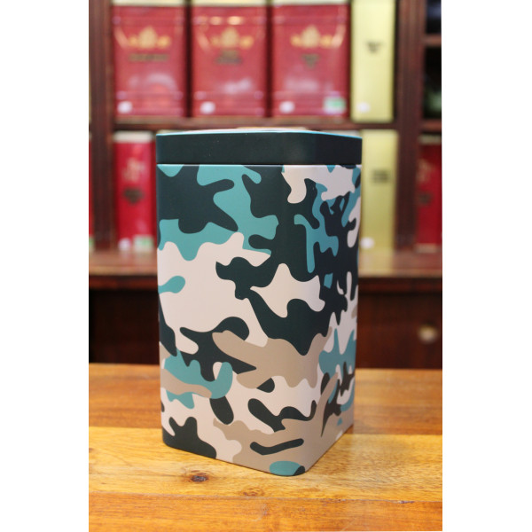 Boîte Camouflage Bleu Foncé 500grs - Compagnie Anglaise des Thés