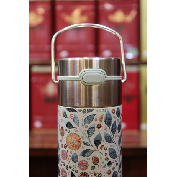 Thermos Mint Flowers 50cl - Compagnie Anglaise des Thés