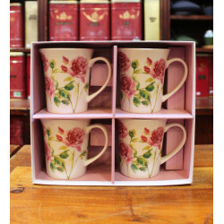 Coffret Mugs Roses - Compagnie Anglaise des Thés