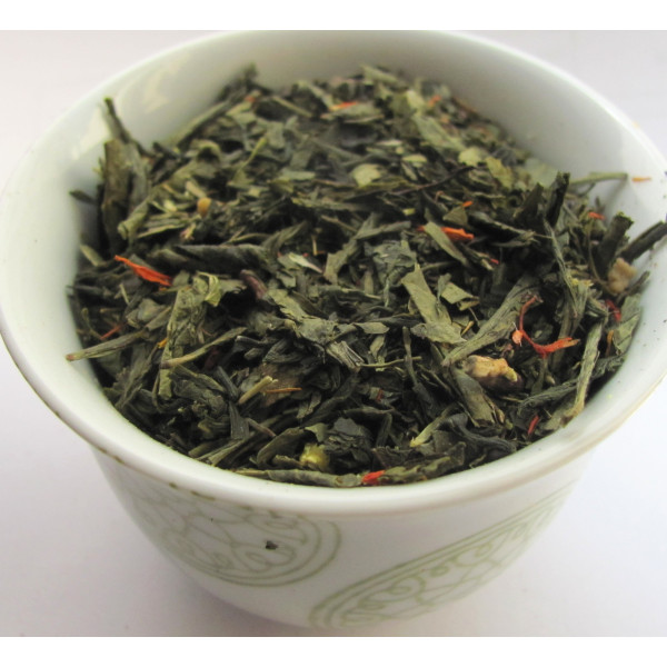 Tasse Thé Caramel, Vanille, Noisette -Thé vert MOULIN ROUGE SENCHA - Compagnie Anglaise des Thés