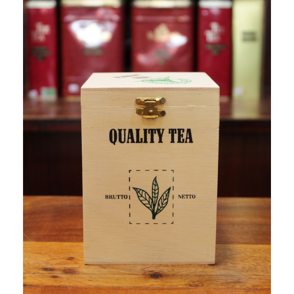 Boîte à thé en bois  Darjeeling - Compagnie Anglaise des Thés