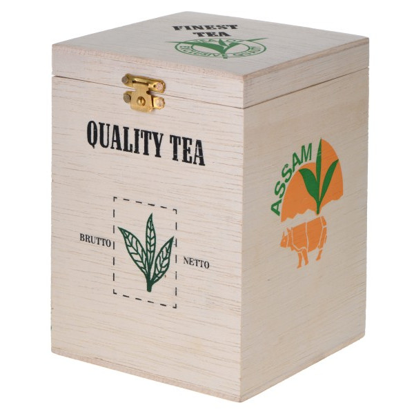 Boîte à thé en bois  Darjeeling - Compagnie Anglaise des Thés