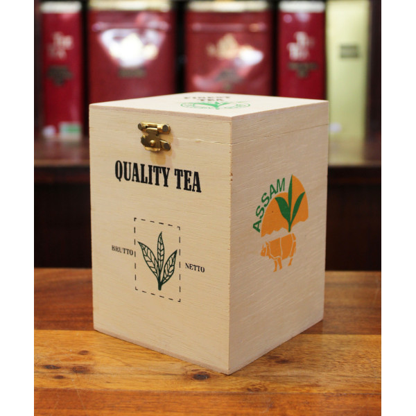 Boîte à thé en bois  Darjeeling - Compagnie Anglaise des Thés