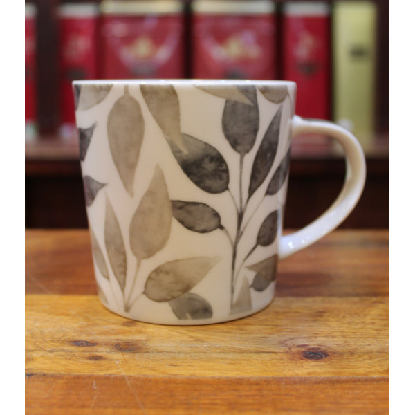 Mug Feuilles grises - Compagnie Anglaise des Thés