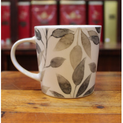 Mug Feuilles grises - Compagnie Anglaise des Thés