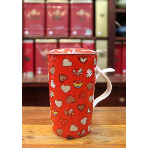 Tisanière Love Rouge