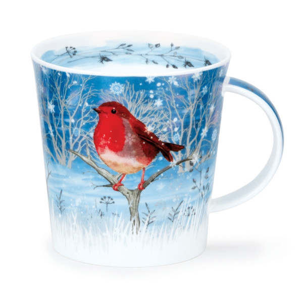 Mug Dunoon Rouge-gorge hiver - Compagnie Anglaise des Thés