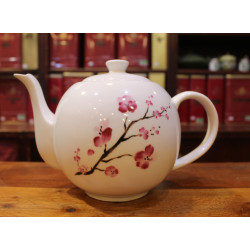 Théière en porcelaine Fleurs de cerisier - Contenance : 1,2l