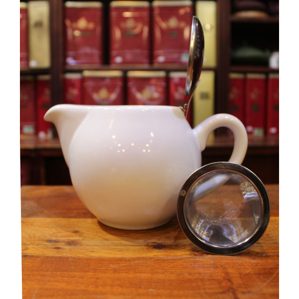 Théière Blanc Vif 0,5l - Compagnie Anglaise des Thés
