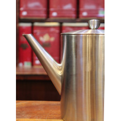 Théière Inox Satiné 1,2l - Compagnie Anglaise des Thés