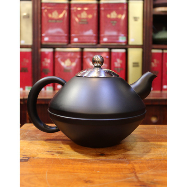 Théière Noire Mat 1,4L - Compagnie Anglaise des Thés