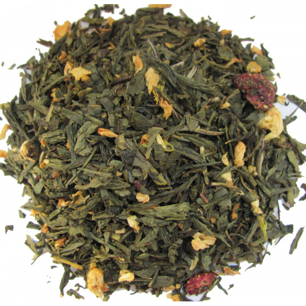 Thé vert Fraise, Vanille, Jasmin - Thé vert ÉLÉGANCE  - Compagnie Anglaise des Thés