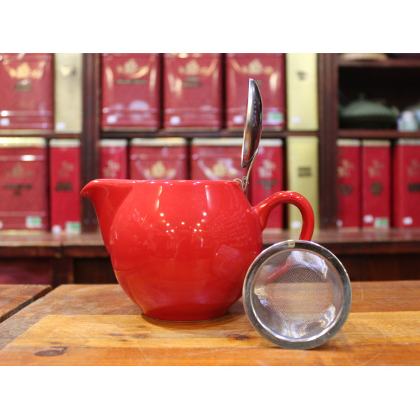 Théière Rouge Vif 0.5L - Compagnie Anglaise des Thés