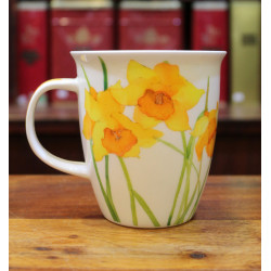 Mug Dunoon Fleurs jaunes - Compagnie Anglaise des Thés